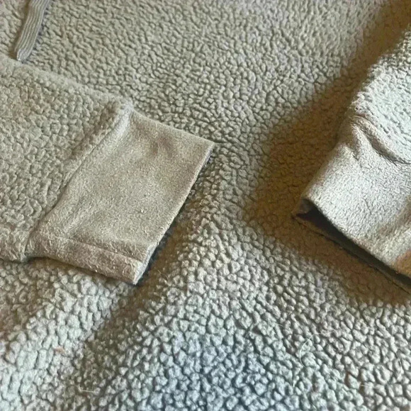 UGG Koolaburra Sweater Womens Small Fleece Sherpa 1/4 Zip Pockets Ladies - Picture 2 of 4